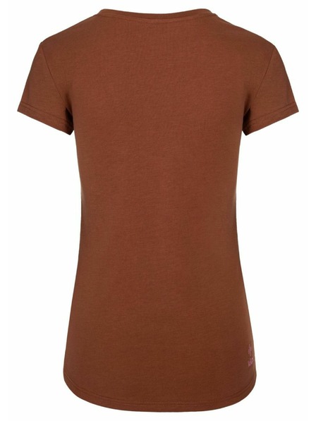 Kilpi Braunes Damen T-Shirt mit Aufdruck Kilpi Tornes
