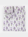 Kvalitex Französische Baumwoll-Bettwäsche PROVENCE COLLECTION 220x200, 70x90cm LEVANDULE lila Kvalitex