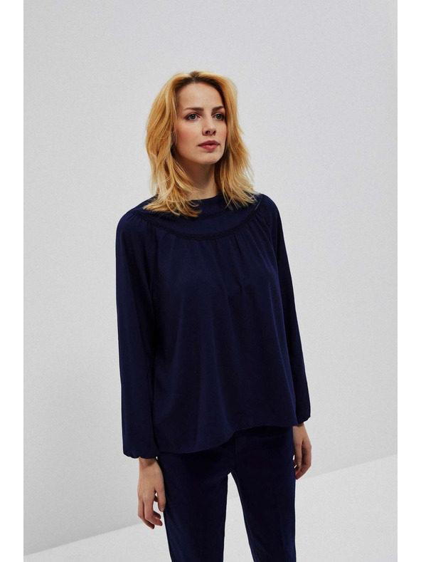 Moodo Einfarbige Hemdbluse