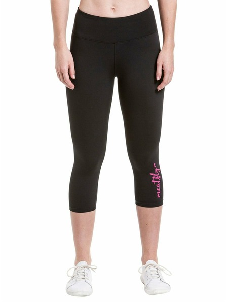 Meatfly Meatfly Damen Leggings Edna Dark Pink Logo | Rosa | Größe