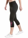 Meatfly Meatfly Damen Leggings Edna Dark Pink Logo | Rosa | Größe