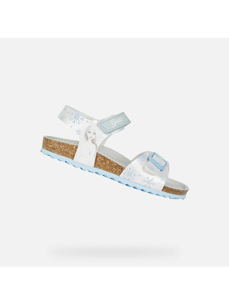 Geox White Geox Adriel Girls Sandals