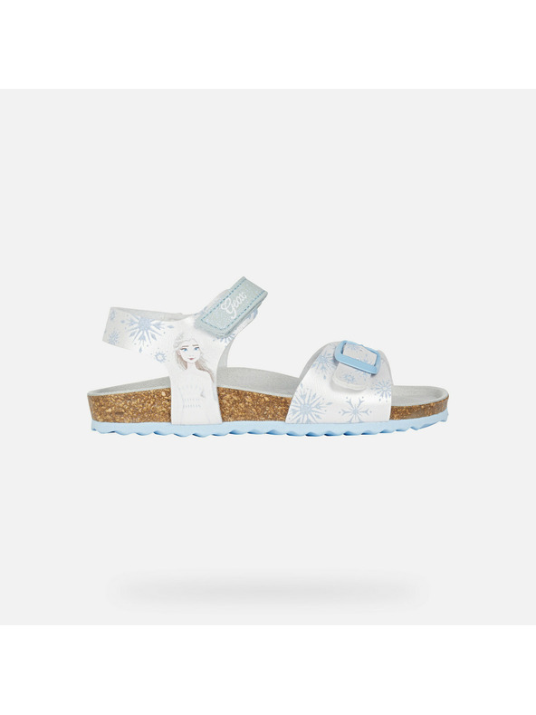 Geox White Geox Adriel Girls Sandals