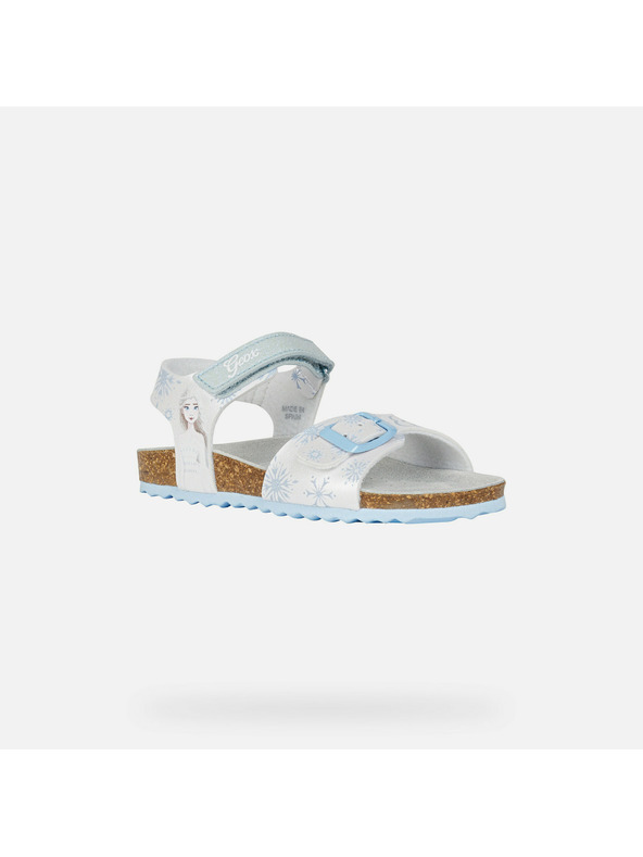 Geox White Geox Adriel Girls Sandals