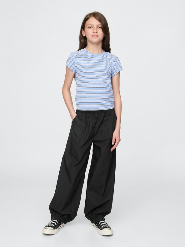 GAP Mädchen-Popeline-Hose Baggy Joggers GAP