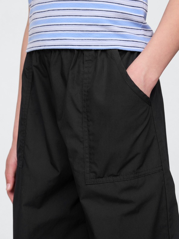 GAP Mädchen-Popeline-Hose Baggy Joggers GAP