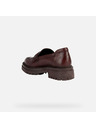 Geox Weinrote Damen-Mokassins Geox Iridea