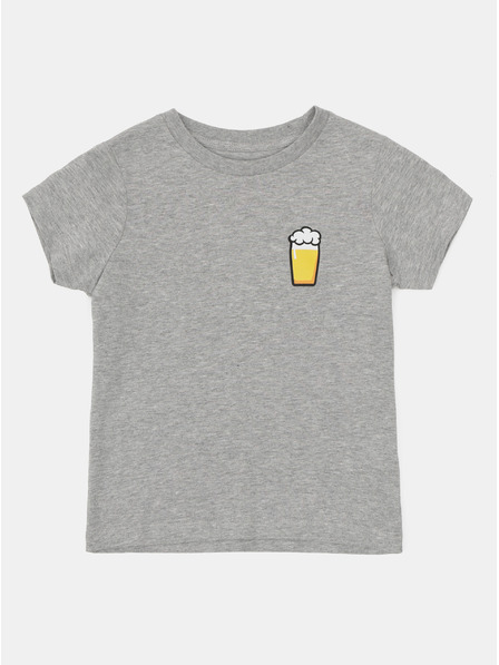 ZOOT.Original Graues Kinder T-Shirt ZOOT Kids Kleines Bier