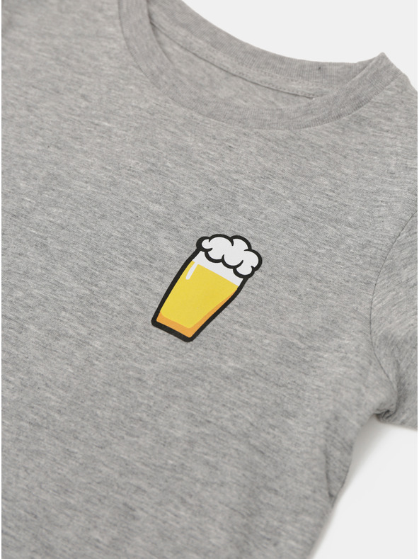 ZOOT.Original Graues Kinder T-Shirt ZOOT Kids Kleines Bier