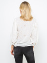 CAMAIEU Weiße romantische Bluse