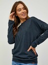 Sam 73 Schwarzes Basic-Langarm-T-Shirt für Frauen SAM 73 Azuka