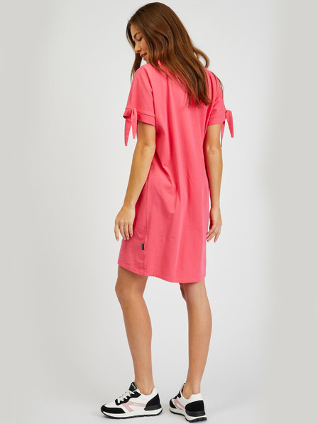 Sam 73 Dunkelrosa Damen Sommer Basic Kleid SAM73 Tucana