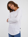 Sam 73 Weißes Damen-Langarm-T-Shirt SAM 73 Sherri