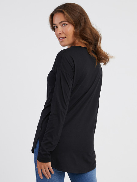 Sam 73 Schwarzes Damen-Langarm-T-Shirt SAM 73 Sherri