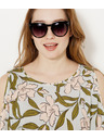 CAMAIEU Cat Eyes Sonnenbrille Schwarz