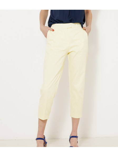 CAMAIEU Hellgelbe kurze Hose