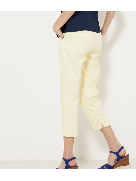 CAMAIEU Hellgelbe kurze Hose