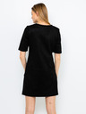 CAMAIEU Schwarzes Wildleder-Kleid