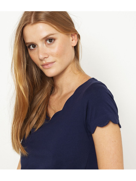 CAMAIEU Dunkelblau T-Shirt