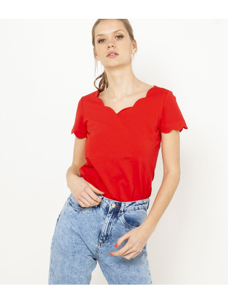 CAMAIEU Rotes Damen-T-Shirt