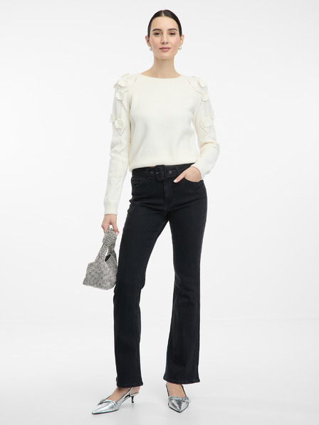 Orsay Schwarze Damen-Bootcut-Jeans ORSAY