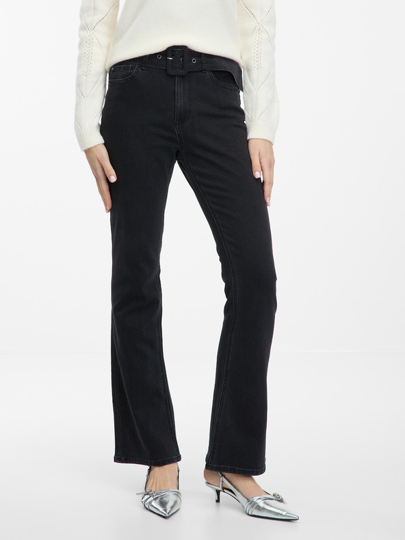 Orsay Schwarze Damen-Bootcut-Jeans ORSAY