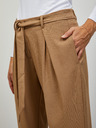 ZOOT.lab Beigefarbene Damen-Crop-Hose mit Krawatte ZOOT.lab Alyza