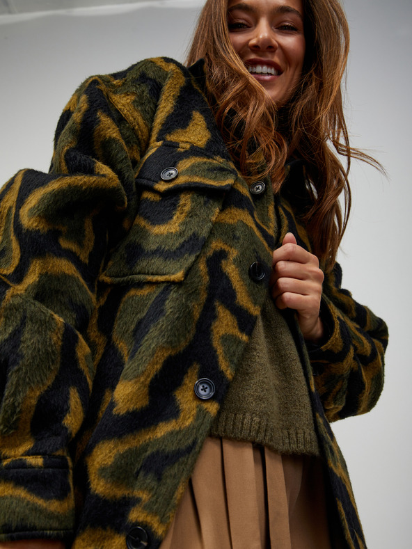 ZOOT.lab Beigefarbene Damen-Crop-Hose mit Krawatte ZOOT.lab Alyza