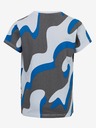 Sam 73 Graues und blaues gemustertes T-Shirt für Jungen SAM 73 Oscar
