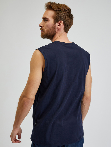Sam 73 Dunkelblaues Herren-Tank-Top mit SAM 73 Edgar