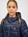Sam 73 Dunkelblauer Kinder-Steppmantel mit Kapuze SAM 73 Nadine