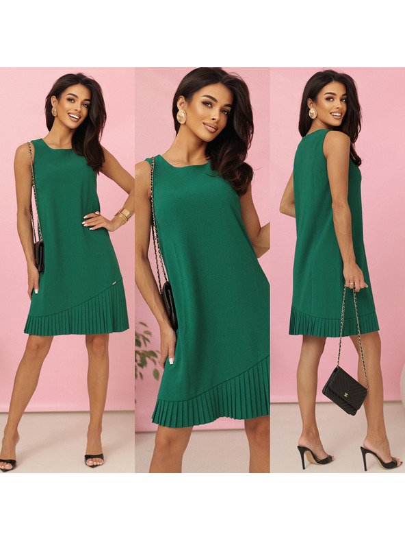 numoco KARINE Kleid mit asymmetrischer Falte