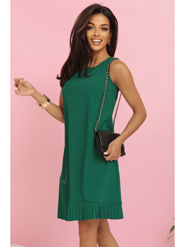 numoco KARINE Kleid mit asymmetrischer Falte