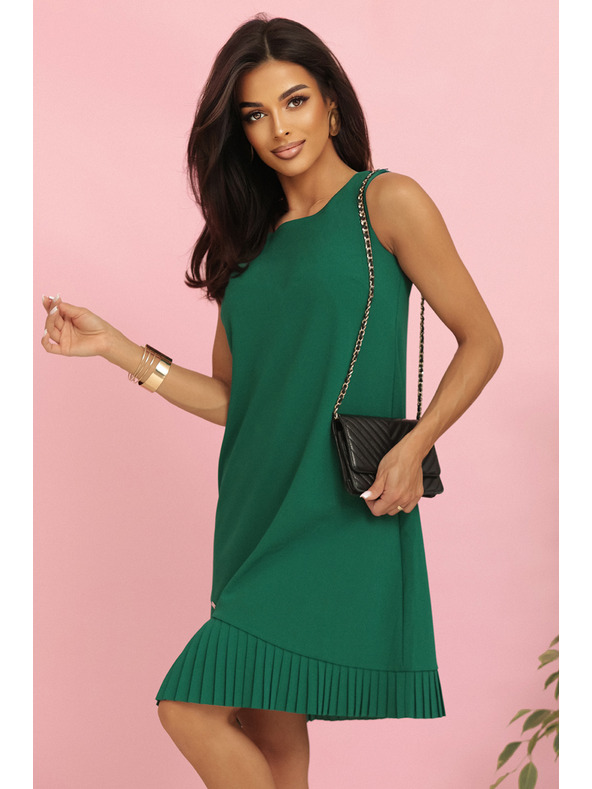 numoco KARINE Kleid mit asymmetrischer Falte