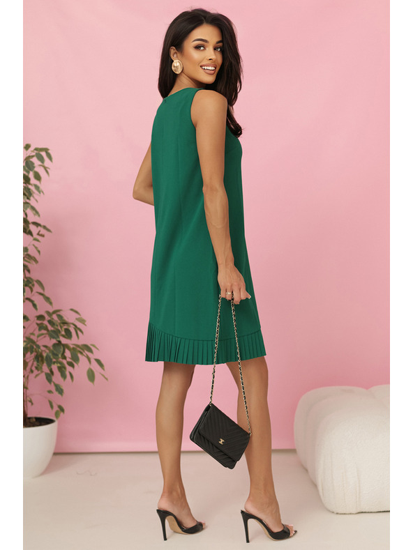 numoco KARINE Kleid mit asymmetrischer Falte