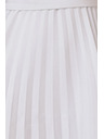 numoco LILA Plissiertes Kleid mit kurzen Ärmeln und Gürtel