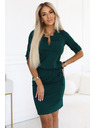 numoco AGATA Kleid mit Kragen und Krawatte