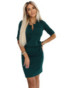 numoco AGATA Kleid mit Kragen und Krawatte