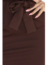 numoco ROXI Kleid mit asymmetrischem Rock und Gürtel