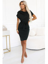 numoco ROXI Kleid mit asymmetrischem Rock und Gürtel