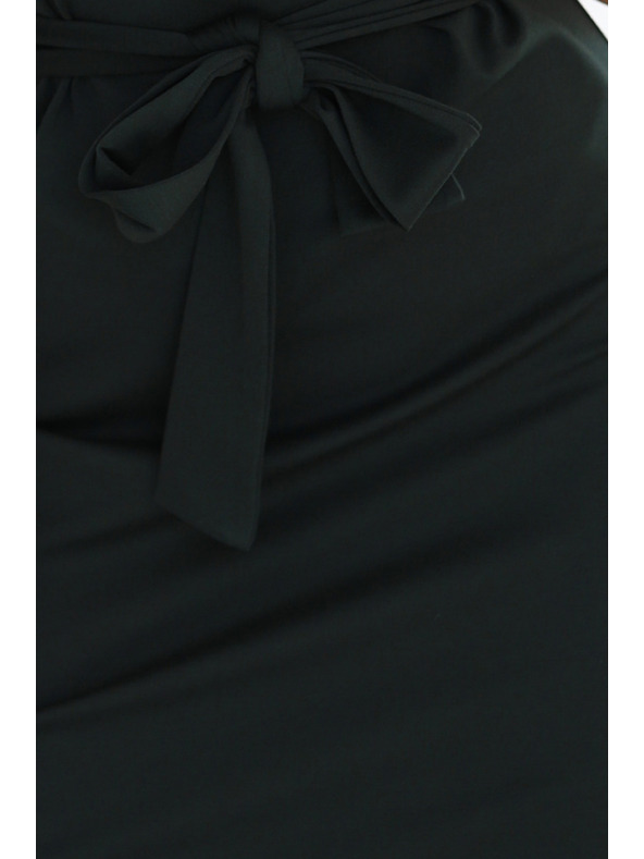 numoco ROXI Kleid mit asymmetrischem Rock und Gürtel