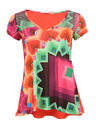 Desigual Lockeres T-Shirt Desigual Yury mit roten Rücken