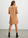 SIMPO Beigefarbenes Damen Simpo Weites Kleid