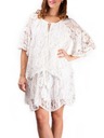 SIMPO Lace Up Kleid