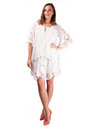SIMPO Lace Up Kleid