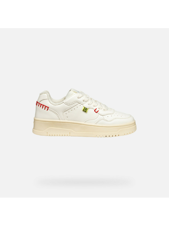 Geox Cremefarbene Geox Lestrella Mädchen Sneaker