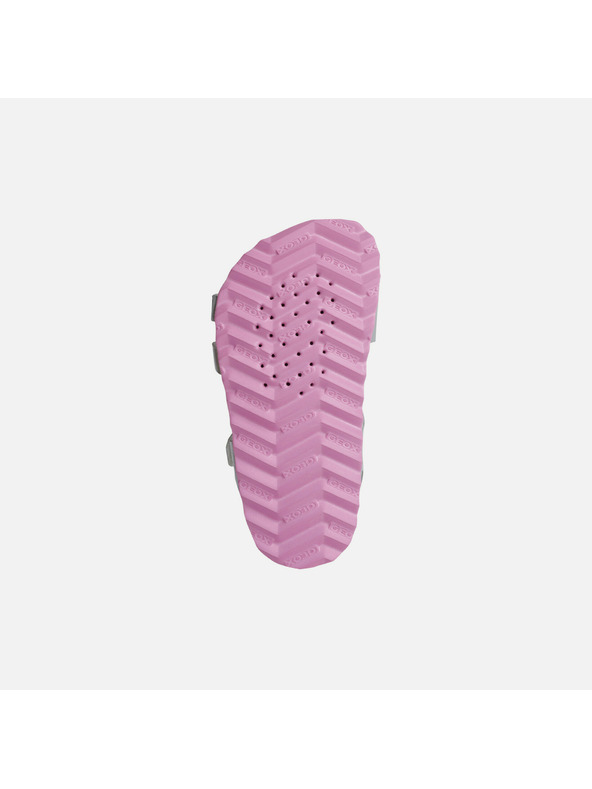 Geox Silberne Geox Chalki Mädchensandalen