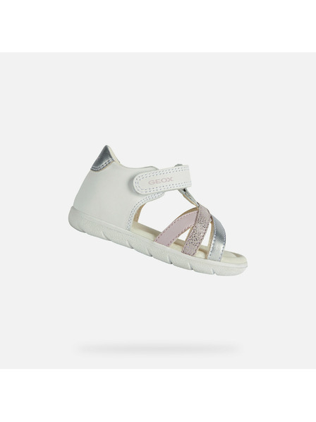 Geox Weiße Geox Alul Mädchensandalen