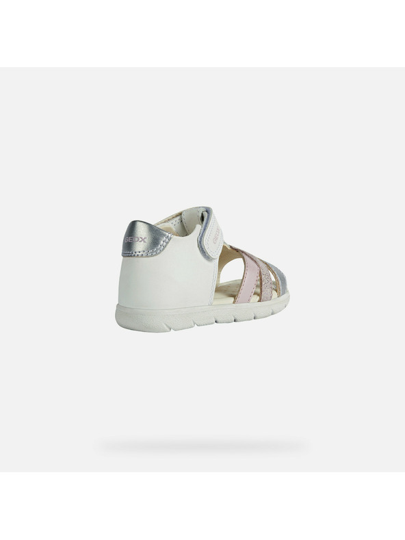 Geox Weiße Geox Alul Mädchensandalen