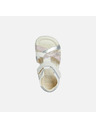 Geox Weiße Geox Alul Mädchensandalen